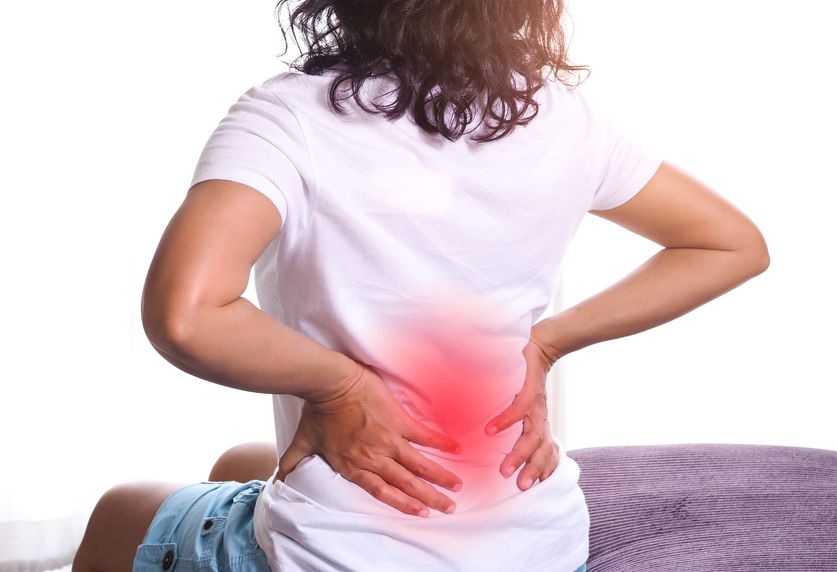 Continuous back pain